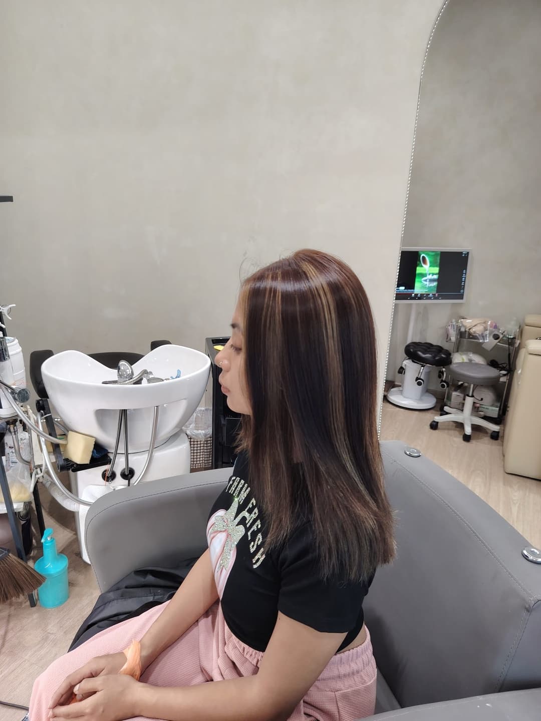 hair styling and smooth finish at Meow Tampines Singapore
